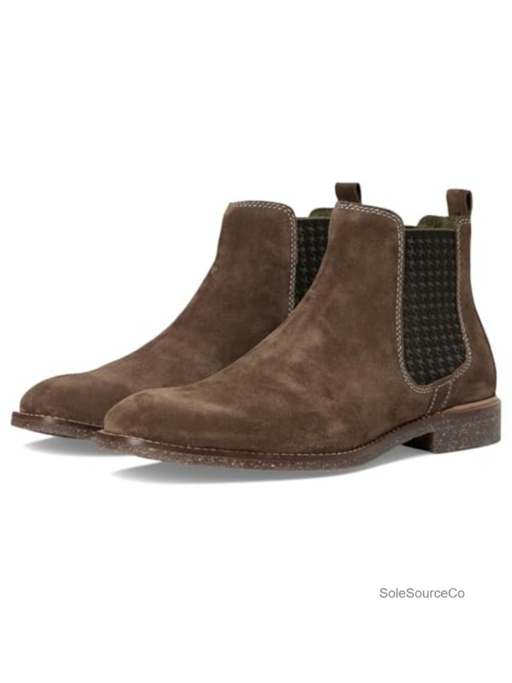 Suede Chelsea Boots Plain Toe Ankle Boots Fall Casual